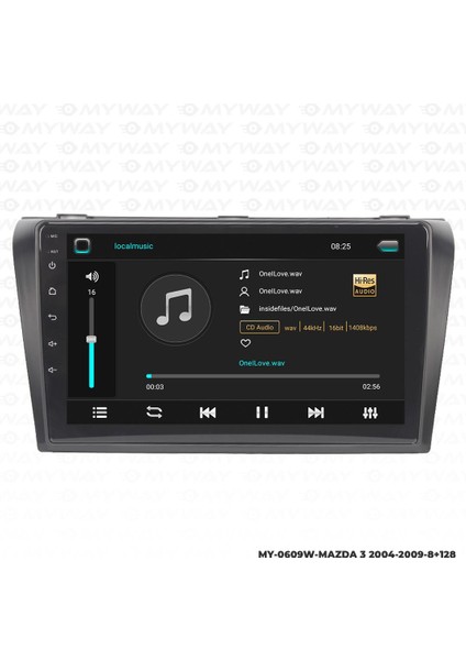 Araç Multimedya Mazda 3 Android 12 Carplay 4gb Ram + 64GB HDD 2004-2009 Navigasyon Ekran Myw fiyatları