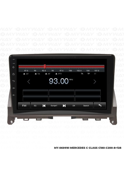 Araç Multimedya Mercedes C180 Android 12 Carplay 4gb Ram + 64GB HDD Navigasyon Ekran Myw fırsatları