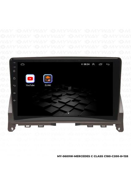 Araç Multimedya Mercedes C180 Android 12 Carplay 4gb Ram + 64GB HDD Navigasyon Ekran Myw indirimleri