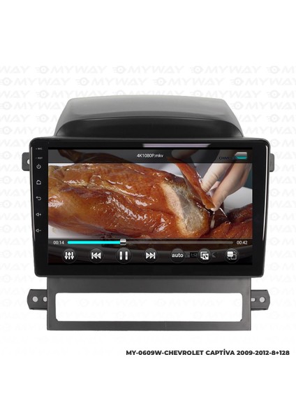 Araç Multimedya Chevrolet Captiva Android 12 Carplay 4gb Ram + 64GB HDD 2009-2012 Navigasyon Ekran Myw