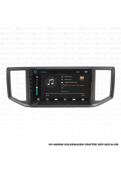 Araç Multimedya Volkswagen Crafter Android 12 Carplay 4gb Ram + 64GB HDD 2017-2021 Navigasyon Ekran Myw