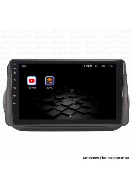 Araç Multimedya Fiat Fiorino Android 12 Carplay 4gb Ram + 64GB HDD Navigasyon Ekran Myw