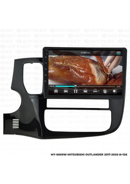 Araç Multimedya Mitsubishi Outlander Android 12 Carplay 4gb Ram + 64GB HDD 2017-2020 Navigasyon Ekran Myw