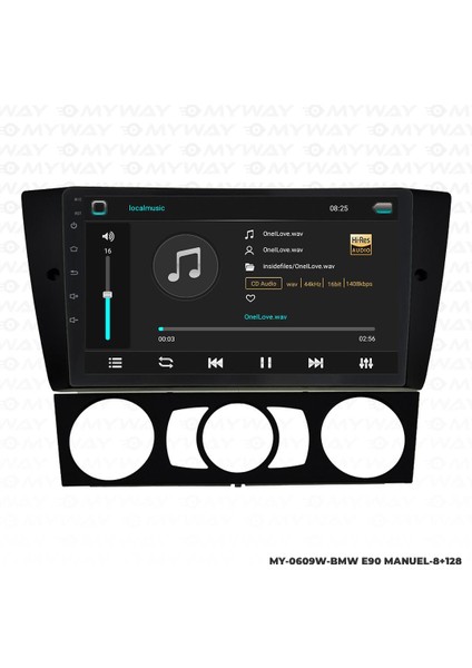 Araç Multimedya Bmw E90 Android 12 Carplay 4gb Ram + 64GB HDD Manuel Navigasyon Ekran Myw fiyatları