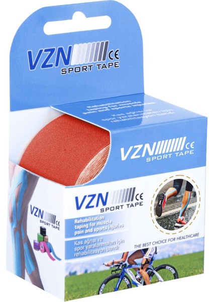 Sporttape Kırmızı Kinezyo Bandı Sporcu Kas Bandı 5cmx5mt fiyatları