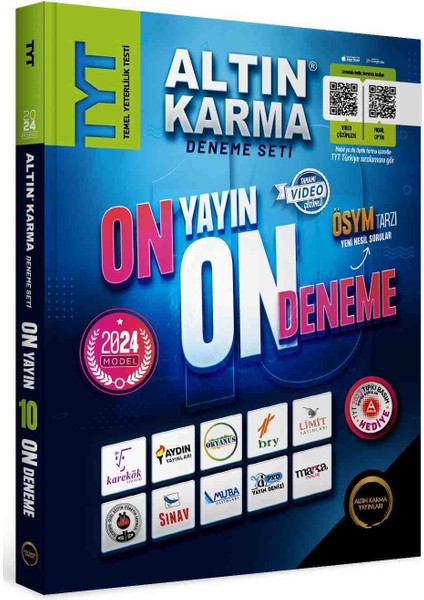 Altın Karma Yayınları  TYT 10'lu Deneme 2024