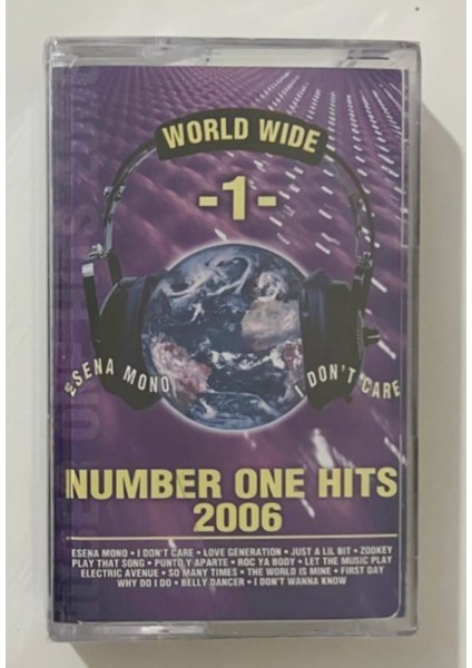 Number One Hits 2006 Kaset (Jelatininde Sıfır Orjnal Dönem Baskı Kaset)