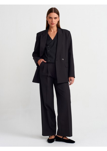 60732 Blazer Ceket-Siyah modelleri