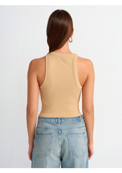 20810 Crop Top-Camel