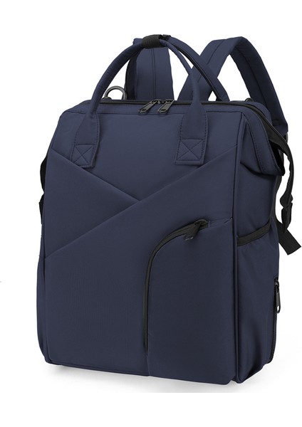 Basit Sırt Çantası Anne ve Bebek Çantası Büyük Kapasiteli Çok Bölmeli Saklama Anne Çantası (Yurt Dışından)