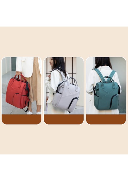 Basit Sırt Çantası Anne ve Bebek Çantası Büyük Kapasiteli Çok Bölmeli Saklama Anne Çantası (Yurt Dışından) modelleri