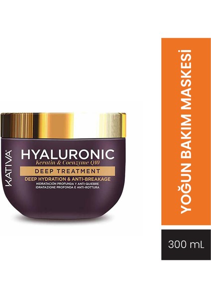 Hyalüronik Nemlendirici Saç Bakım Maskesi 300 ml - Kırılma Önleyici