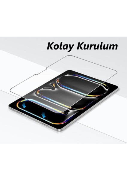 Apple iPad Pro 13 Inç Ekran Koruyucu Nano Şeffaf 2024