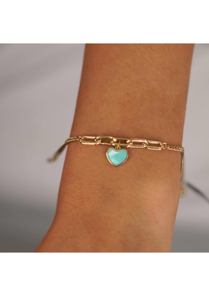 Kalp Charm Bileklik modelleri