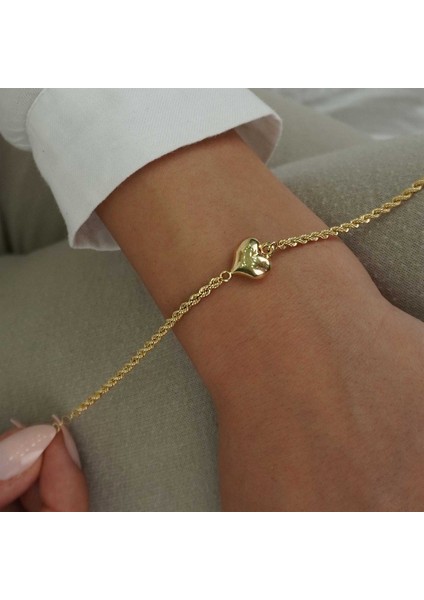 Burgu Zincir Kalp Bileklik fiyatları