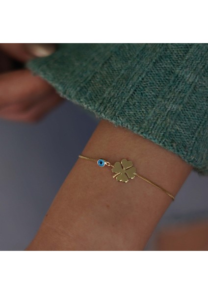 Minimal Yonca Bileklik