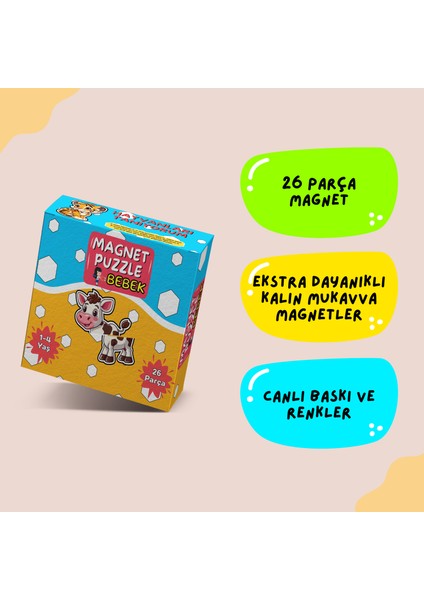 2'li Magnet Puzzle Seti (Hayvanları Tanıyorum - Taşıtları Tanıyorum)