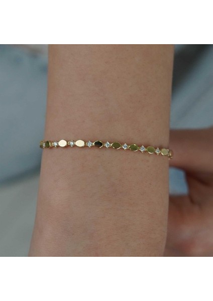 Taşlı Pul Bileklik modelleri