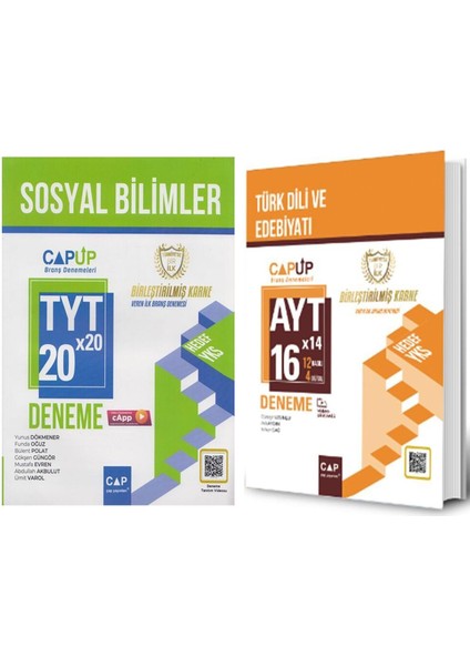 TYT AYT Sosyal Bilimler Deneme Seti 2 Kitap