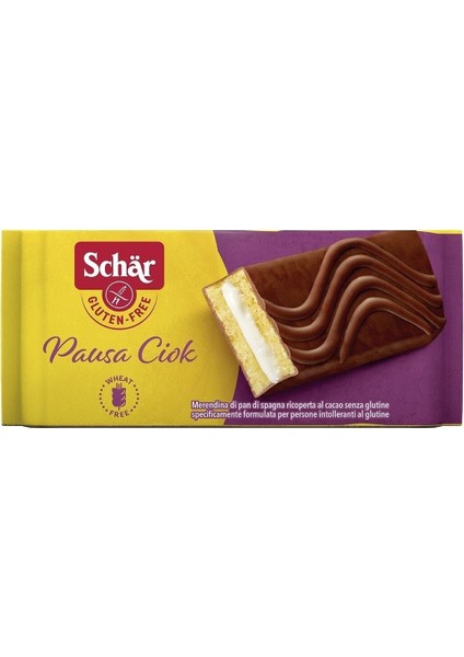 Pausa Ciok Glutensiz Çikolata Kaplı Kek (10 Adet)