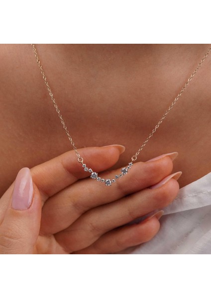 Sıralı Taşlı Kolye