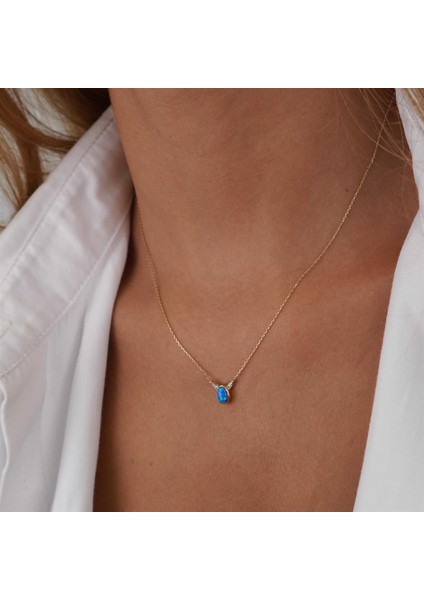 Mavi Opal Kolye fırsatları