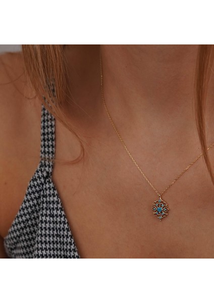 Antik Firuze Kolye indirimleri