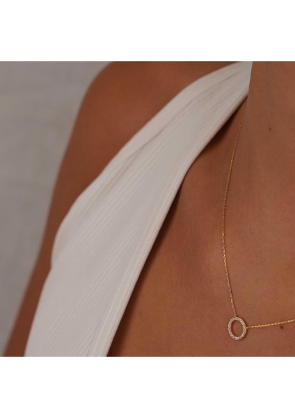 Taşlı Halka Kolye fiyatları