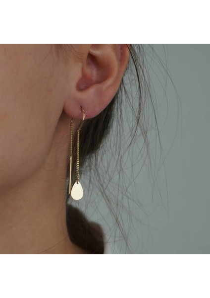 Zincirli Damla Küpe