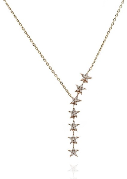 Sıralı Yıldız Kolye
