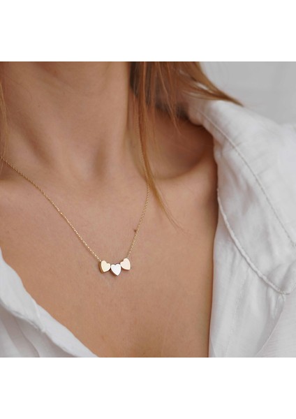 Üçlü Kalp Kolye fiyatları