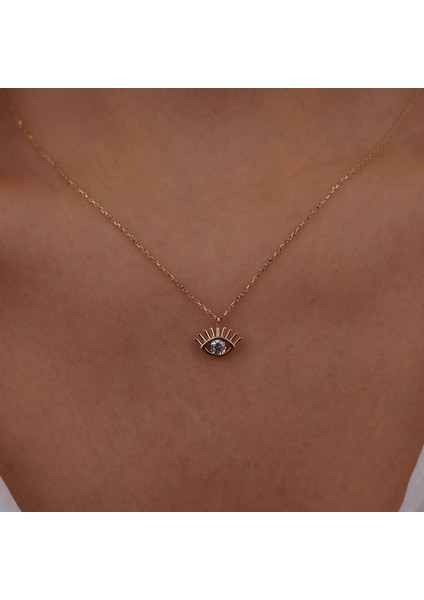 Kirpik Taş Kolye modelleri