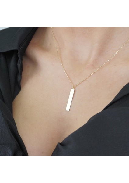 Plaka Çubuk Kolye modelleri