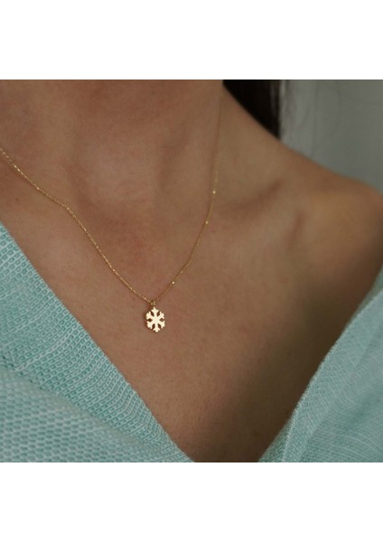 Kar Tanesi Kolye modelleri