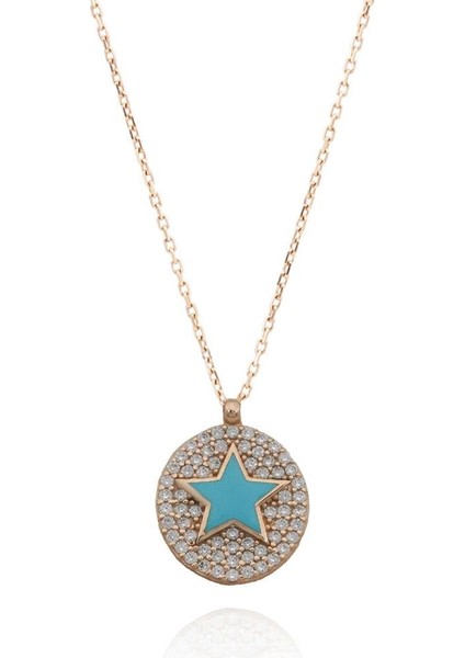 Mineli Yıldız Kolye