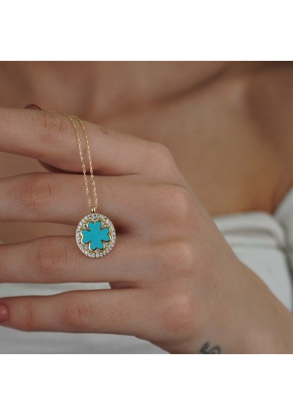 Mineli Yonca Kolye fiyatları