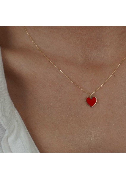 Mineli Kalp Kolye modelleri