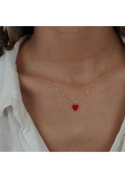 Mineli Kalp Kolye indirimleri