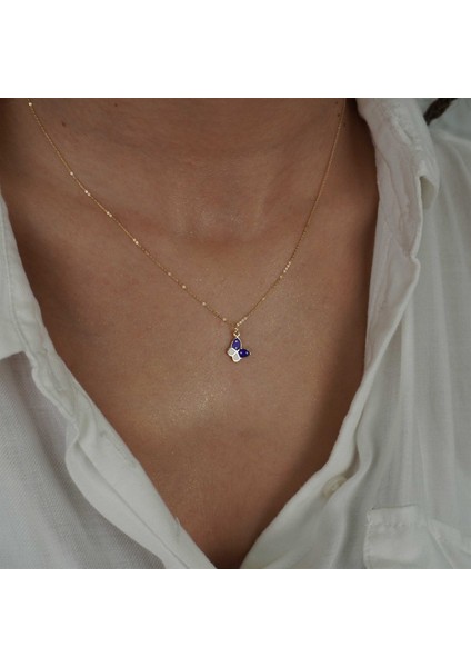 Mineli Kelebek Kolye indirimleri