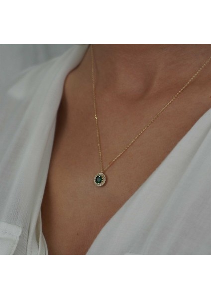 Yeşil Taşlı Kolye fırsatları