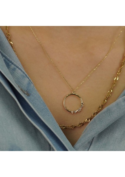 Baget Taş Halka Kolye indirimleri