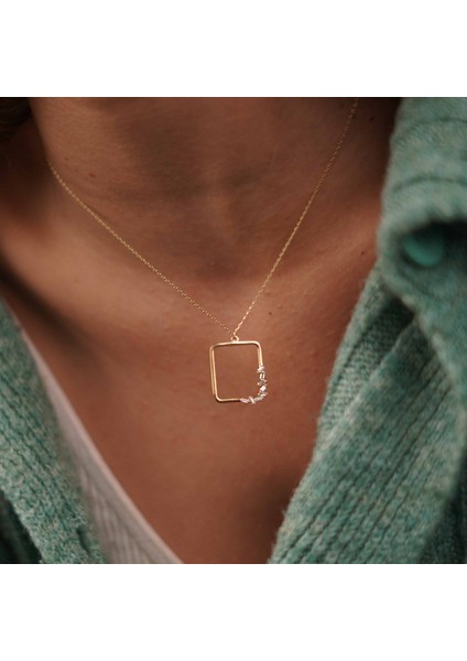 Dikdörtgen Baget Kolye fiyatları