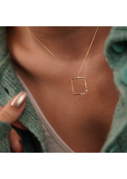 Dikdörtgen Baget Kolye fırsatları