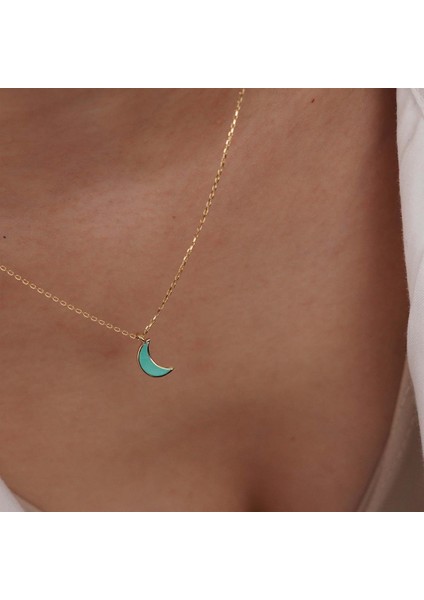 Mineli Hilal Kolye modelleri