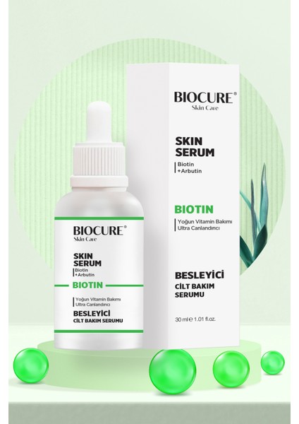 Biotin Besleyici, Yoğun Vitamin Bakımı, Ultra Canlandırıcılı Cilt Bakım Serumu 30 ml