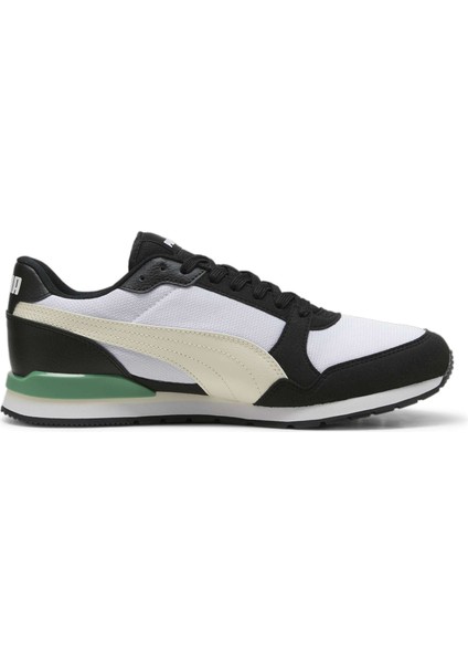Erkek Puma White-Alpine Snow-Puma Black-Archive Green Puma St Runner V3 Mesh Beyaz-Siyah Erkek Günlük Spor Ayakkabı modelleri