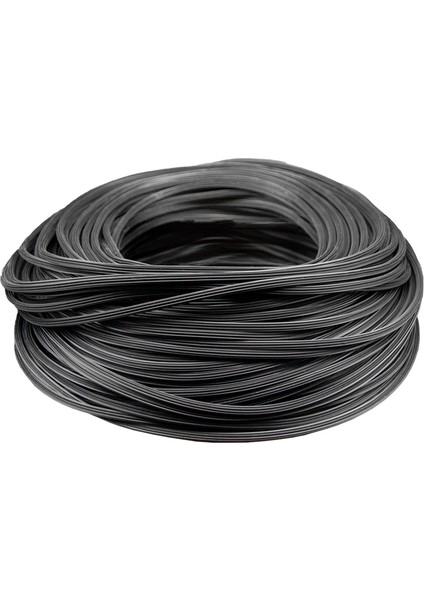 Siyah 5 mm Pvc Kapı Pencere Sineklik Fitil Pencere Fitil Kapı Pencere Sineklik Contası 100 Metre