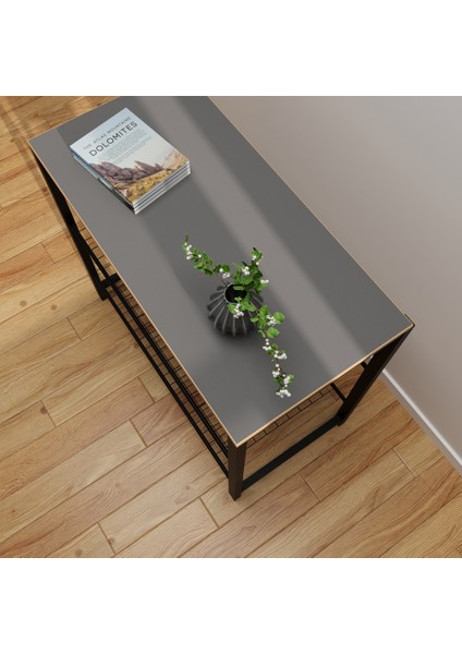 Geniş Metal Ayakkabılık Vestiyer 3 Katlı Ayakkabılık Gri 1362