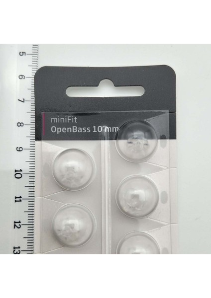 Oticon Minifit Open Bass 10 mm Dome, Oticon Işitme Cihazı Open Bass Dom/kubbe (1 Paket=10 Adet)