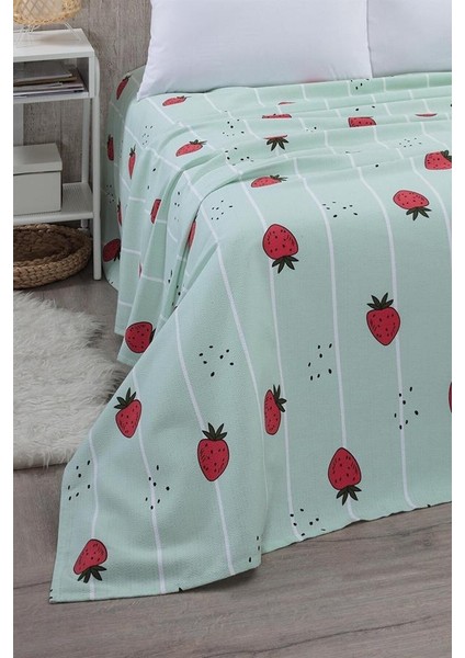 Çarşafı Lastikli Tek Kişilik Pike Yatak Örtüsü 170 x 230